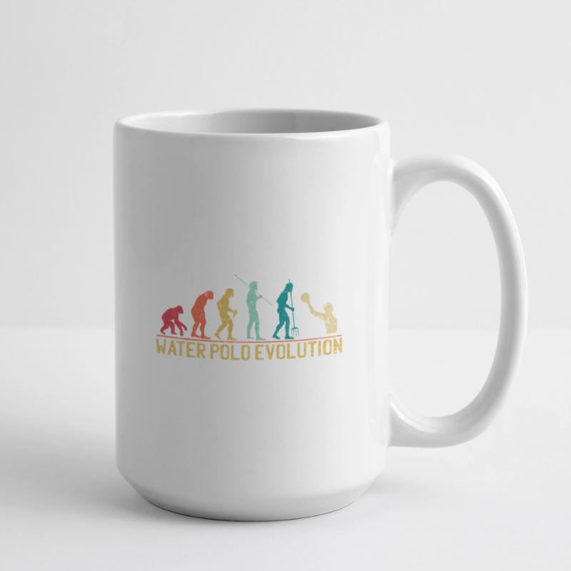 Conception de la progression du water-polo Evolution Grande tasse 440 ml
