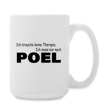 Thérapie POEL - Grande tasse 440 ml - blanc - Droite