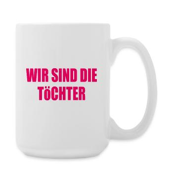 Nous sommes les filles - Grande tasse 440 ml - blanc - Droite
