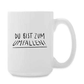 You're going to fall - Large Mug 440 ml - white - Right