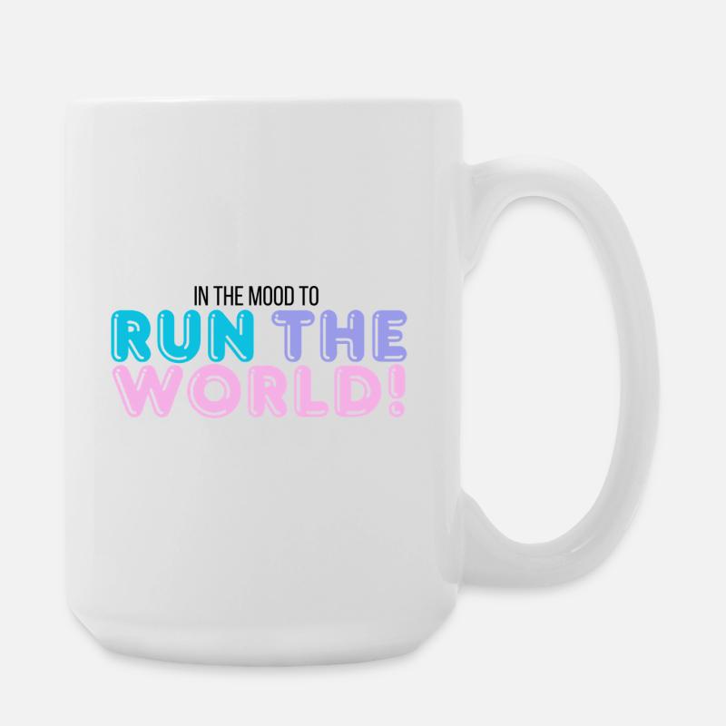 Je dirige le monde - Grande tasse 440 ml - blanc