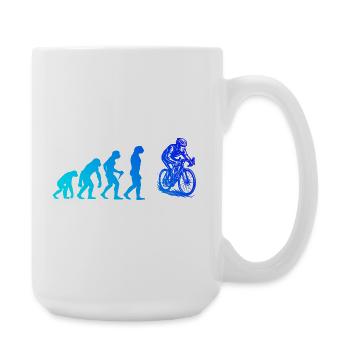 Super cadeau pour vélo de route - Grande tasse 440 ml - blanc - Droite