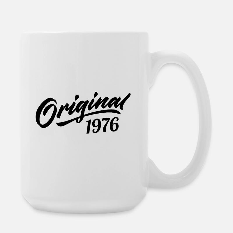 Vintage 1976 Jubiläum 1976 Original 1976 - Große Tasse 440 ml - Weiß