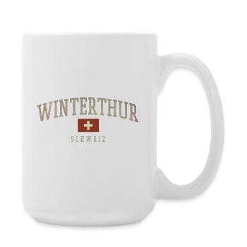 Winterthur Arc Swiss Flag Tee - Large Mug 440 ml - white - Right