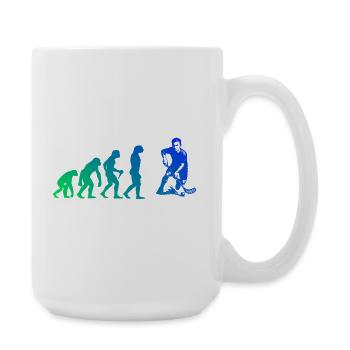 Floorball Love Clear Look for Floorball - Large Mug 440 ml - white - Right