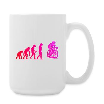 Focus purement sur le vélo de route - Grande tasse 440 ml - blanc - Droite