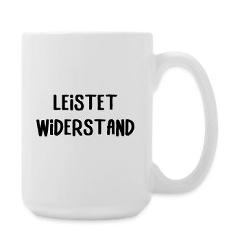 Leistet_wiederstand - Large Mug 440 ml - white - Right