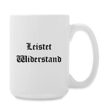 Leistet_wiederstand - Large Mug 440 ml - white - Right