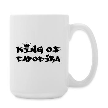 Der König von Capoeira - Große Tasse 440 ml - Weiß - Rechts