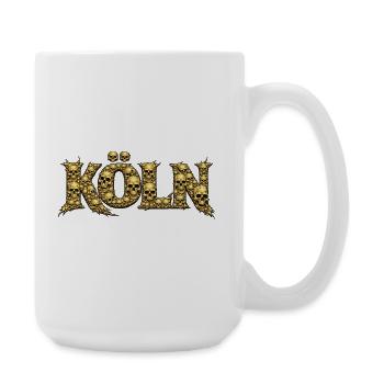 COLOGNE | Lettres du Crâne d’Or - Grande tasse 440 ml - blanc - Droite
