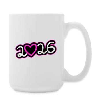 2026 Heart - Large Mug 440 ml - white - Right