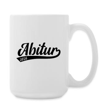 Abitur Abi 2026  - Große Tasse 440 ml - Weiß - Rechts