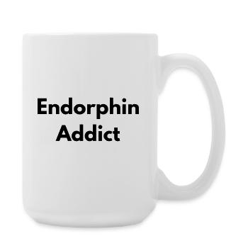 Endorphin addict - Large Mug 440 ml - white - Right
