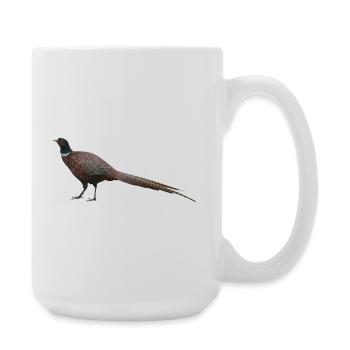 Ringfasan von der Seite - Große Tasse 440 ml - Weiß - Rechts