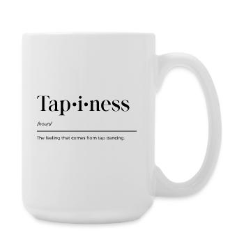 Tap Dance Shirt - Große Tasse 440 ml - Weiß - Rechts