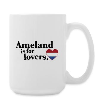Ameland Lovers - NL I  - Große Tasse 440 ml - Weiß - Rechts