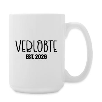 Verlobung Verlobte 2026 - Große Tasse 440 ml - Weiß - Rechts