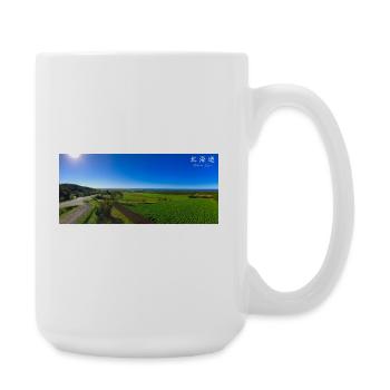 A Scenery in Hokkaido - Large Mug 440 ml - white - Right