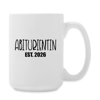 Abiturientin 2026 Abi - Große Tasse 440 ml - Weiß - Rechts