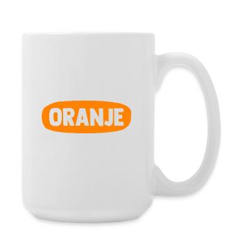 Oranje - Nederland - Niederlande - Netherlands - Große Tasse 440 ml - Weiß - Rechts