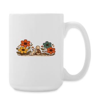 Der kleine Gedanke | Beste Freunde - Große Tasse 440 ml - Weiß - Rechts