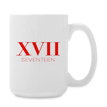 Idée de cadeau pour le 17e anniversaire - Grande tasse 440 ml - blanc - Droite