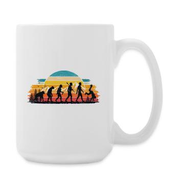 Handstand Breakdance Gift for Gymnast - Large Mug 440 ml - white - Right