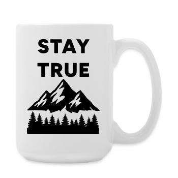 Stay True - Spike - Large Mug 440 ml - white - Right