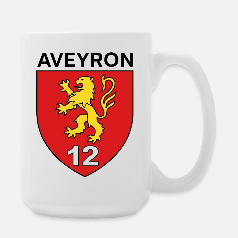 Aveyron - Large Mug 440 ml - white