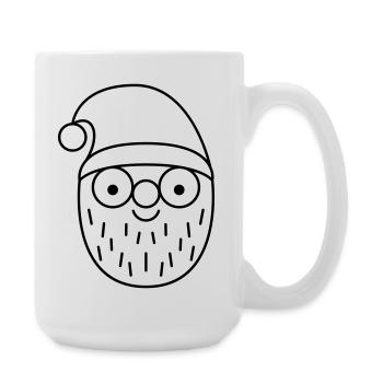 Nicolas - Grande tasse 440 ml - blanc - Droite