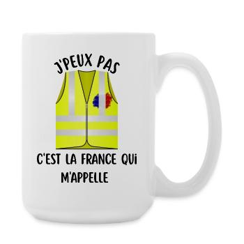 J'peux pas  - Grande tasse 440 ml - blanc - Droite