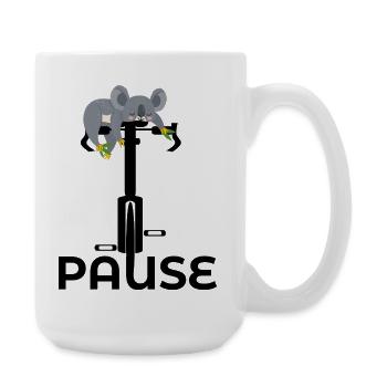 RADTOUR PAUSE FAHRRAD KOALA RAD - Große Tasse 440 ml - Weiß - Rechts