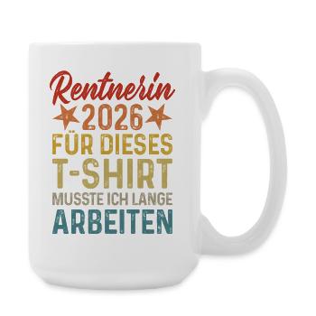 Pensioner 2026 - Large Mug 440 ml - white - Right