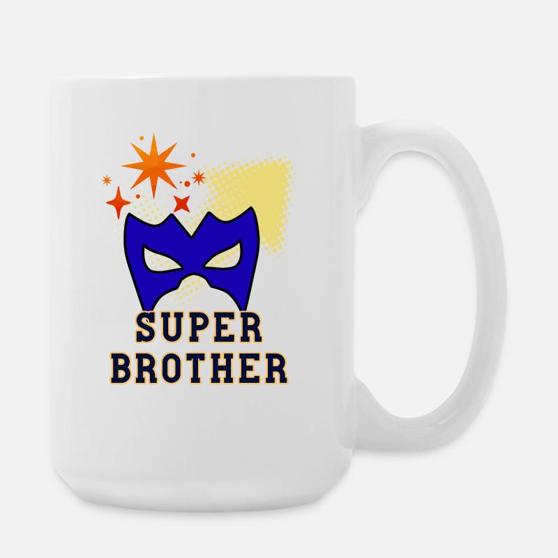 Super-Bruder - Große Tasse 440 ml - Weiß