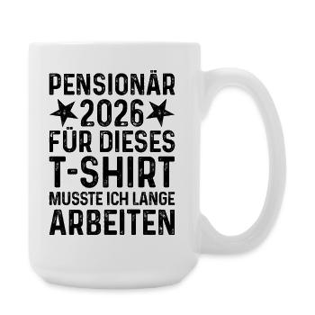 Pensioner 2026 - Large Mug 440 ml - white - Right