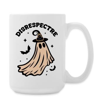 Crowned Ghost - Large Mug 440 ml - white - Right