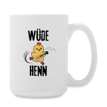 Wüde Henn - Hen night - Bachelor Party - Large Mug 440 ml - white - Right