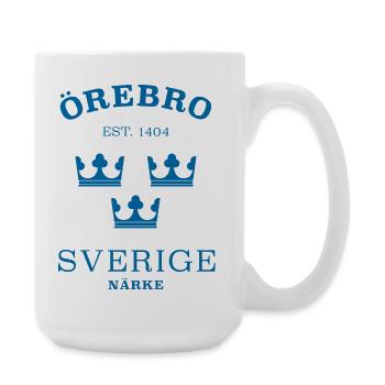 Örebro Sverige Schweden - Große Tasse 440 ml - Weiß - Rechts
