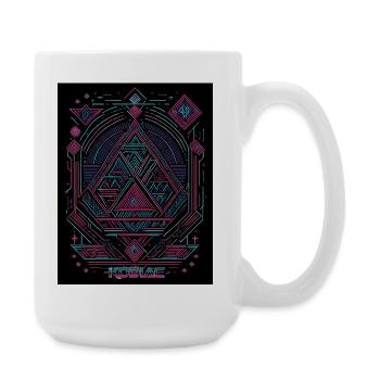 Triangle - Large Mug 440 ml - white - Right