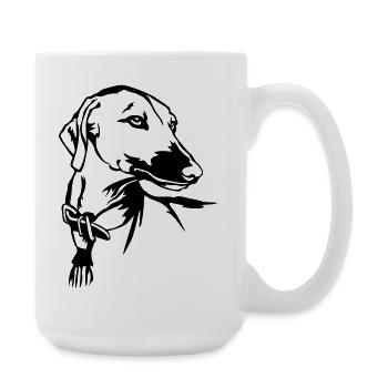 Azawakh Head - Large Mug 440 ml - white - Right