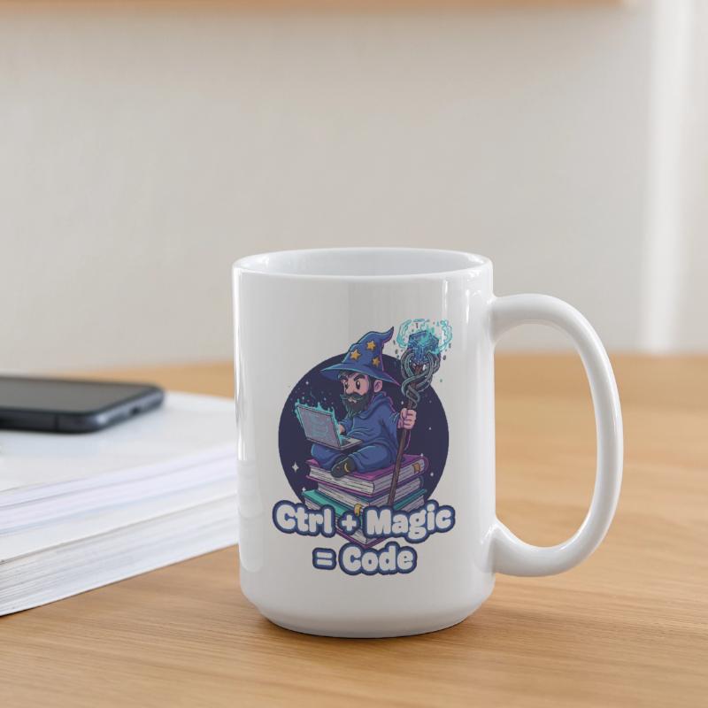 Ctrl Magic Code Zauberer Große Tasse 440 ml
