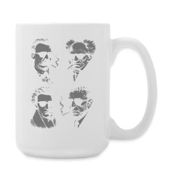 Existentialisme Philosophie Portraits - Grande tasse 440 ml - blanc - Droite