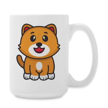 Cat - Large Mug 440 ml - white - Right