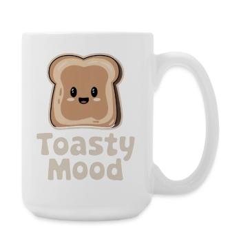 Ambiance Chaleureuse – Mascotte du Toast - Grande tasse 440 ml - blanc - Droite