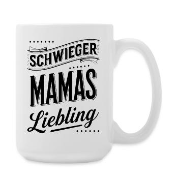 Schwiegersohn Geschenk von Schwiegermama  lustig - Große Tasse 440 ml - Weiß - Rechts
