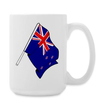 Drapeau néo-zélandais - Grande tasse 440 ml - blanc - Droite