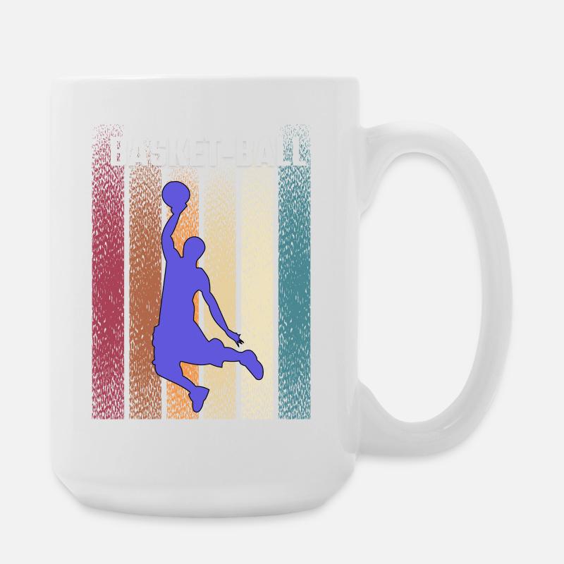 Basketball - Große Tasse 440 ml - Weiß