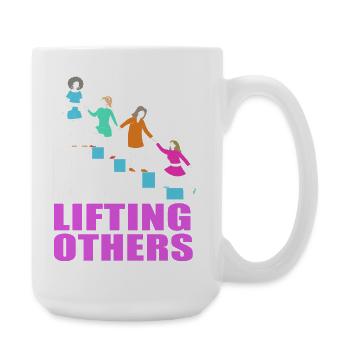 Feminism Feminist Feminist Women's Day - Large Mug 440 ml - white - Right