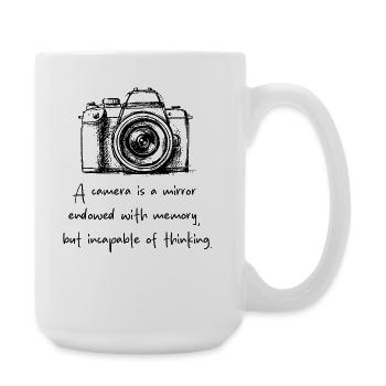 La photographie au-delà de la technique - Grande tasse 440 ml - blanc - Droite