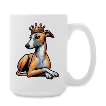 Whippet Greyhound Whippets Greyhound Owner - Large Mug 440 ml - white - Right